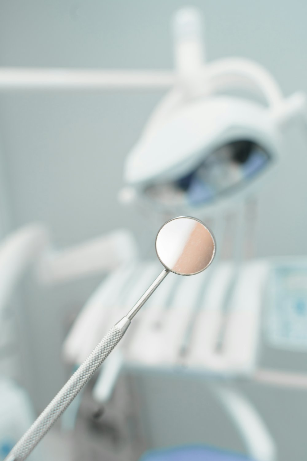 A dental mirror