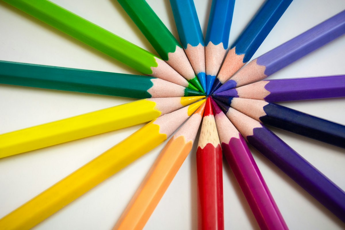 Colourful pencils